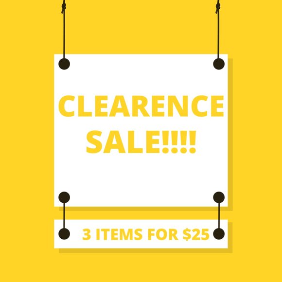 Clearance Sale!!! Every thing must GO!!!!!!!!!!! - Picture 1 of 1